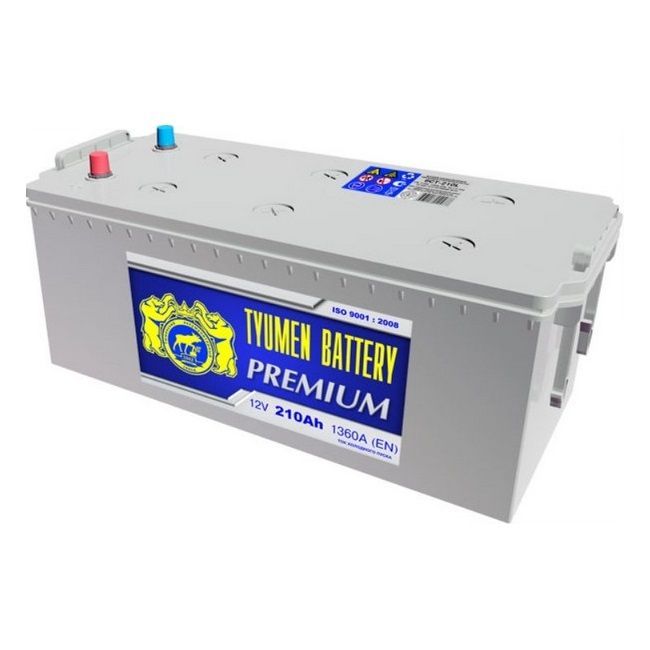 Тюмень Premium 6СТ-210 210А/ч-12V ст EN1420 европейские прямая 518x228x238