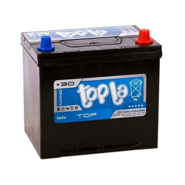 Topla Asia Top 118667 65А/ч-12V ст EN650 выносные (Азия) обратная 232x173x225