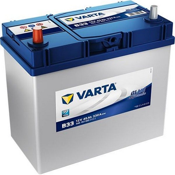 Varta Blue Dynamic 545157033 45А/ч-12V ст EN330 прямая 238x129x227